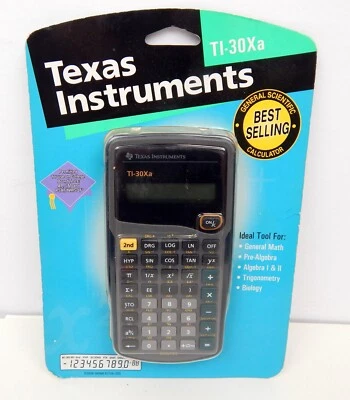 5R Texas Instruments TI-30Xa General Scientific Calculator New Sealed Pack 2001 - Image 1 of 2