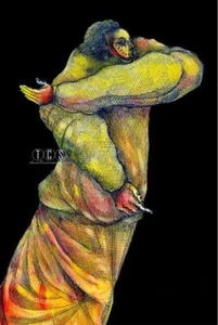 Charles Bibbs - Bellas artes giclee caminando en la oscuridad - Imagen 1 de 1