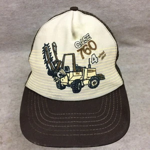 Case 760 4 Wheel Steer Snapback Hat Trucker Mesh - Picture 1 of 10