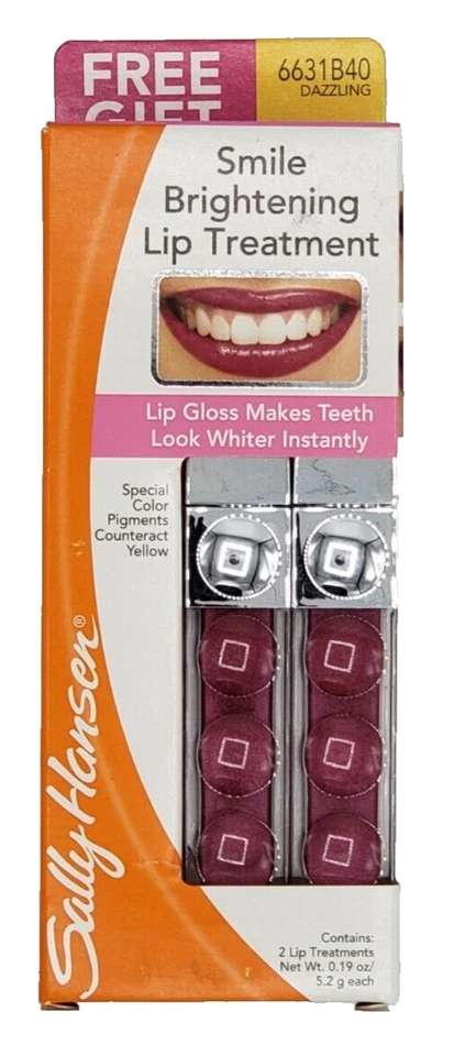 NUEVO Tratamiento Labial Iluminador Sally Hansen Sonrisa Brillo Transparente-6631B40 DESLUMBRANTE Foto 1 de 1