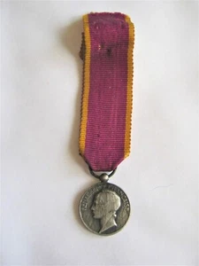 Médaille miniature du mérite de la Renaissance française argent - Imagen 1 de 2