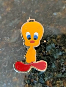 Tweety Vogel Brosche Anstecknadel~Looney Tunes~Warner Bros. Inc.~ ältere 80er Vintage - Bild 1 von 2