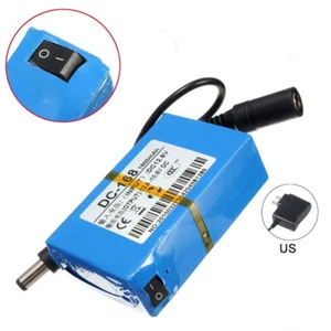 DC-168 DC 12V 1800mAh Portable Li-ion Rechargeable Polymer Power Battery Pack US - Picture 1 of 5