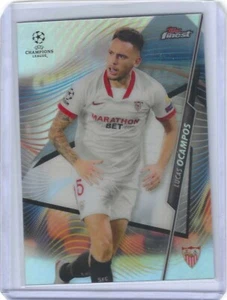 2020-21 TOPPS FINEST UEFA CHAMPIONS LEAGUE LUCAS OCAMPOS REFRACTOR #80 SEVILLA - Picture 1 of 1