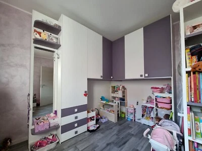 armadio cameretta bambina moretti compact come nuovo acquistato nel 2018.  - Immagine 1 di 4