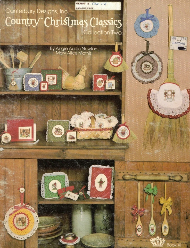 Country Christmas Classics 14 Cross Stitch Patterns Projects By Canterbury - Image 1 of 4