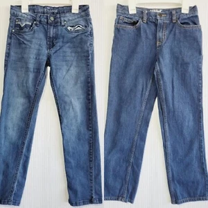 Lot of 2 Boy's Same Size 12 Cat & Jack Steve's Blue Jeans Relaxed Straight - Picture 1 of 12