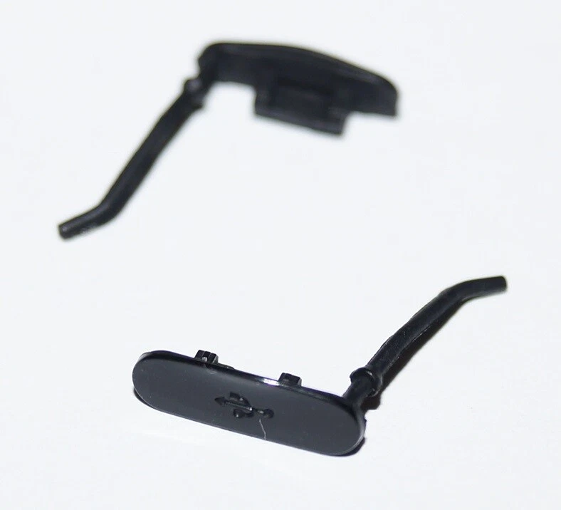 Original Sony Ericsson ST15i Xperia Mini Micro USB Cubierta Puerto Negro Foto 1 de 1