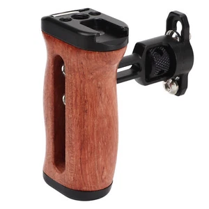 Camera Cage Side Handle Universal Rosewood Rotating Camera Cage Handle Grip Kit - Picture 1 of 23
