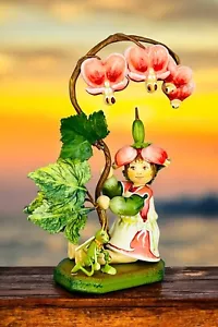 Kathe Wohlfahrt bleeding heart flower child limited edition kindertraum figurine - Picture 1 of 9