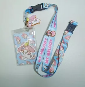 Sanrio Hello Kitty My Melody Bird Blue & Pink Lanyard Cardholder pin holder - Picture 1 of 3