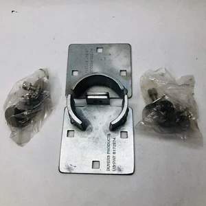BUYERS SLH100 SECURITY CARBON STEEL ZINC PLATED LOCK HASP, CYLINDER NOT INCLUDED - Picture 1 of 6