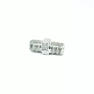 Steel Hex Nipple 1/4 Npt Male Mip Mpt Pipe Fitting Fuel Oil Gas Liquid Air WOG - Picture 1 of 5