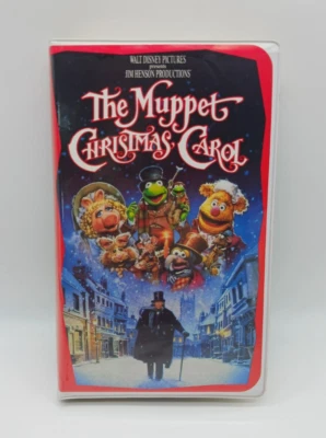 The Muppet Christmas Carol Walt Disney Pictures Jim Henson VHS Movie Clamshell - Image 1 of 4