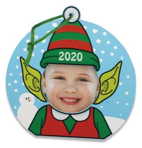 New Kit Home Depot Kids Workshop ELF ORNAMENT Set W/ Decals & Pin DEC 2020 BNIP - Picture 1 of 3