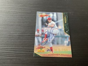 1995 Signature Rookies Chris Hook Auto Chattanooga Lookouts #27 Signed