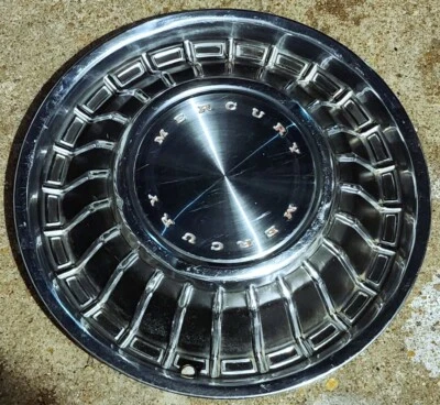 (1) Винтажный колпак колеса 15 дюймов 1967 Mercury Monterey Montclair Park Lane #0B - Изображение 1 из 4