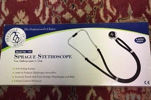 Prestige Medical Sprague-Rappaport Stethoscope 122 Black Latex Free(B3A) - Picture 1 of 3