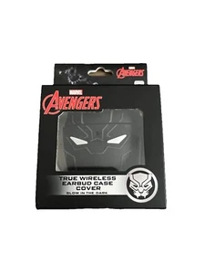 Marvel Avengers Black Panther True Wireless Earbud Case Cover New Glow In Dark - Picture 1 of 4