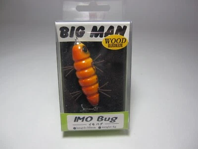 30463) VENTA BIG MAN IMO Bug Wood Hecho a mano IB Marrón - Imagen 1 de 3