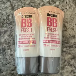 2er-Set - Maybelline Dream BB Fresh 110 helle/mittlere transparente Tönung mit LSF 30 - Bild 1 von 2