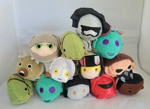 Disney Tsum Tsum Star Wars Lot Of 13 3.5" Mini Plush Toys NWT NEW Phasma & More! - Picture 1 of 2