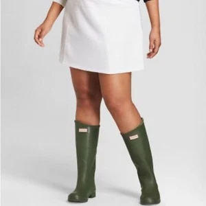 Minifalda de buceo Hunter for Target para mujer talla grande - blanca (2X) - Imagen 1 de 1