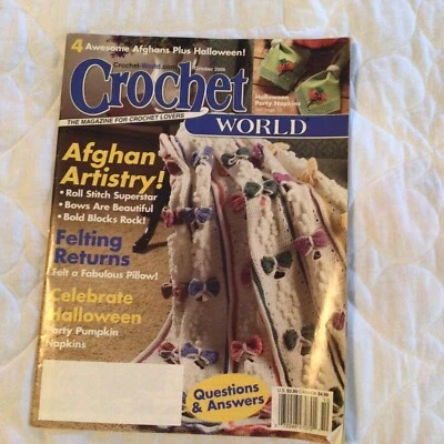 CROCHET WORLD MAGAZINE, OCTOBER 2006 - Image 1 of 4