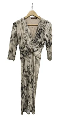 ROBERTO CAVALLI Body Con MIDI Dress SIZE 44 IT /12 AU / 8 US - AS NEW - Image 1 of 4