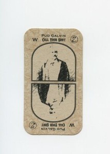#TN01623 PUD GALVIN Unissued ZeeBall Baseball Game Card