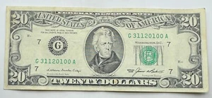 1985 Vintage $20 Federal Reserve Note - Chicago - G - Twenty Dollar Note - Picture 1 of 2