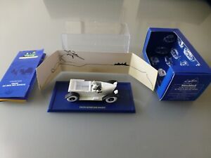 TINTIN HERGE MODEL #50 MERCEDES TURBO WHITE IN LAND OF THE SOVIETS  1/43 SCALE