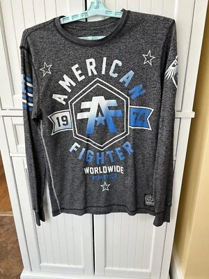 American Fighter Men's Large Long Sleeve Thermal Shirt, Excellent Condition - Image 1 of 4