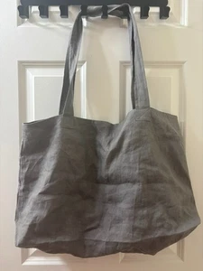Eileen Fisher Organic Linen Tote Bag - Picture 1 of 7