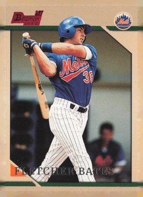 1996 Bowman #359 Fletcher Bates New York Mets Rookie MM - Image 1 of 2