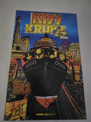 PÓSTER OFICIAL FIRMADO POR KISS Kiss Kruise Land In Locked In Vegas 2025 Foto 1 de 3
