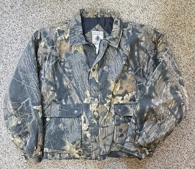 Chaqueta De Colección Territorio del Noroeste Para Hombres XL Acolchada Camuflaje Bombardero Caza Foto 1 de 4