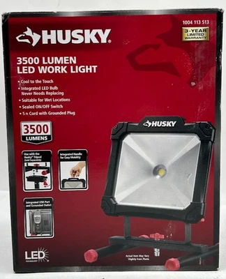 Husky 3500lm LED Portable Work Light - Image 1 of 4