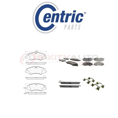 Centric Posi Quiet Metallic Brake Pads w Shims for 2014-2015 Peugeot 208 GT nw - Image 1 of 4