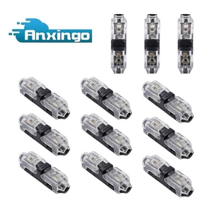 12x Wire Connectors 1 Pin 1 Way Universal Compact Wire I Tap Terminals 18-22AWG - Bild 1 von 7