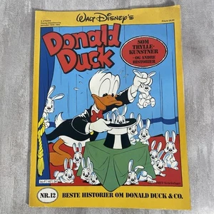 Vintage Norwegian Walt Disney’s Best Of Donald Duck NR 12 Comic Book 1989 USED - Picture 1 of 17