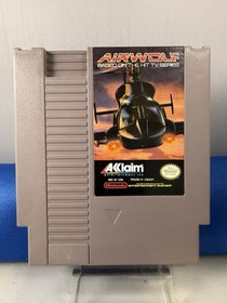 Airwolf NES Gioco Nintendo - Autentico - Testato - Cartuccia 