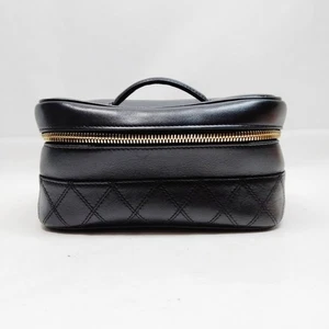 Chanel Vanity Bag Black Leather 1065186 - Picture 1 of 11