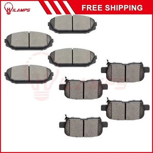 For 2002 2003 2004 Honda Odyssey EX LX Front And Rear Ceramic Brake Pads - Picture 1 of 8