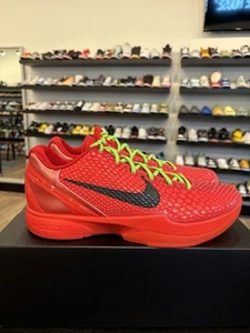 Nike Kobe 6 Protro Low Reverse Grinch Size 12 Brand New FV4921-600 Red Green - Picture 1 of 7