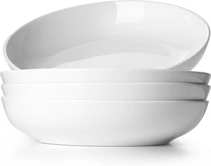 9.75" Pasta Bowls Set of 4, 50 Ounces Large Salad Bowls, Ceramic Pasta Plates... - Picture 1 of 7