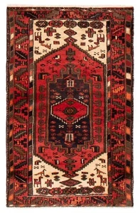 Vintage Hand-Knotted Area Rug 3'1" x 4'8" Traditional Wool Carpet - Picture 1 of 9