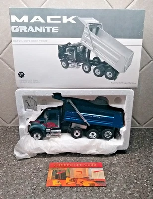 NOVO CAMINHÃO BASCULANTE PESADO FIRST GEAR MACK GRANITE ALL AMERICAN FRETE GRÁTIS EM ESCALA 1/34 🚚 - Imagem 1 de 4