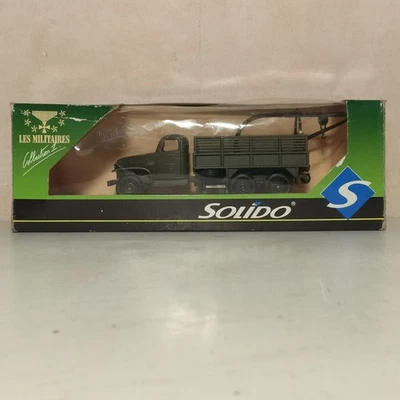 Solido 6002– Les Militaires Camion GMC lotto 7 Box Scale 1:50 nuovo - Immagine 1 di 2