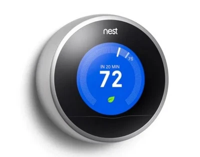 Termostato Programable Nest 2da Generación Aprendizaje Plateado Foto 1 de 4